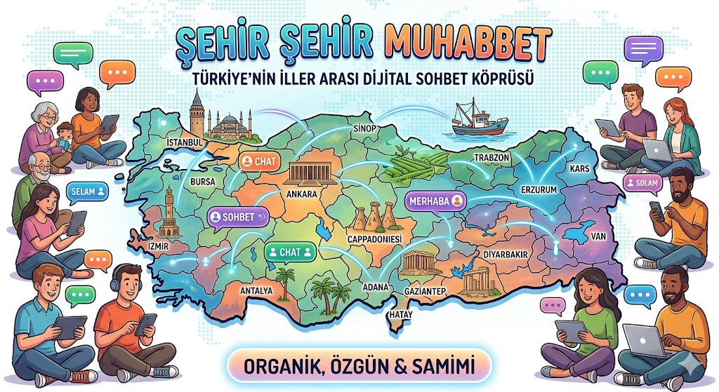 81 Vilayet Tek Muhabbet: Türkiye’nin İlleri Arası Dijital Sohbet Köprüsü